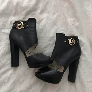 Michael Kors Open Toe Booties
